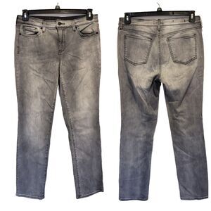 NYDJ Not Your Daughter's Sheri SLIM Gray Highwaisted Jeans Size 10